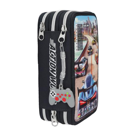 Action World 3-vaks etui Gaming