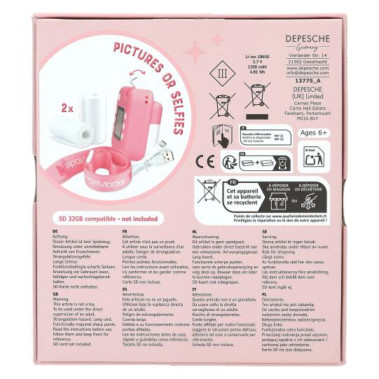 TOPModel Appareil photo imprimante