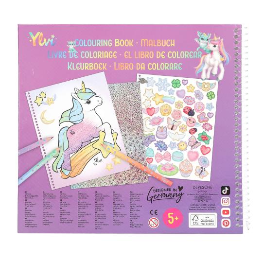 Ylvi drago portafortuna libro da colorare