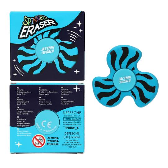 Adventure World Fidget Spinner Radierer