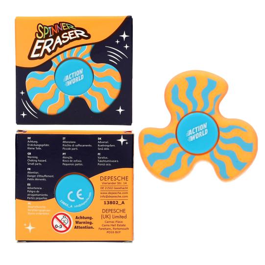 Adventure World Fidget Spinner Radierer