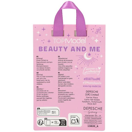 TOPModel Pinces à cheveux avec coeurs BEAUTY et ME