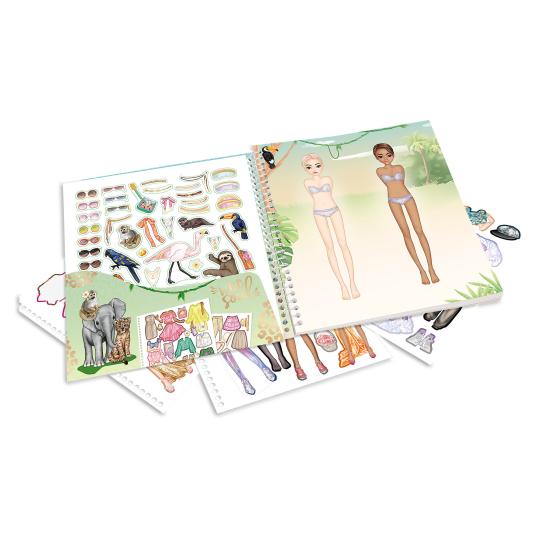 TOPModel Dress Me Up Stickerbuch Safari