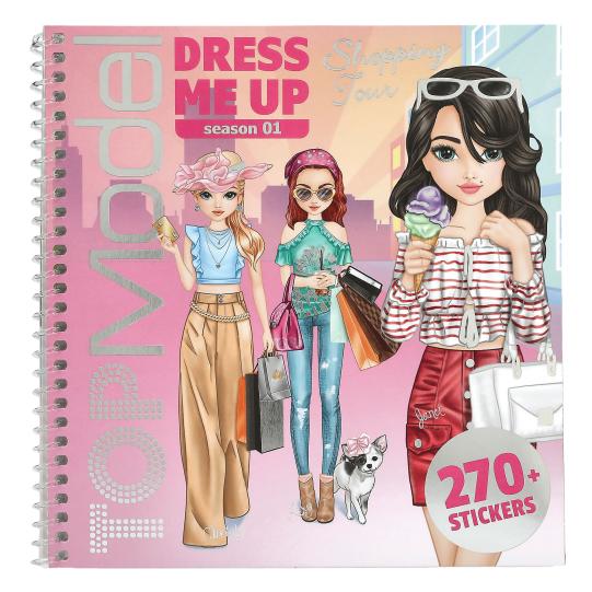 TOPModel Dress Me Up Stickerbook Shopping Tour