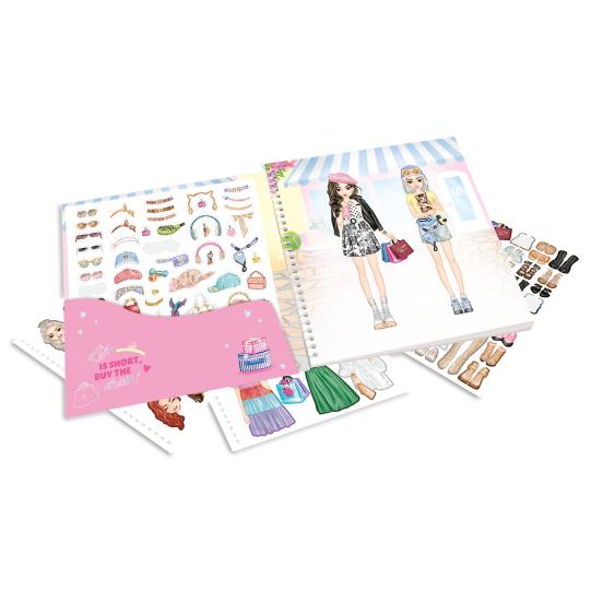 TOPModel Dress Me Up Stickerbook Shopping Tour