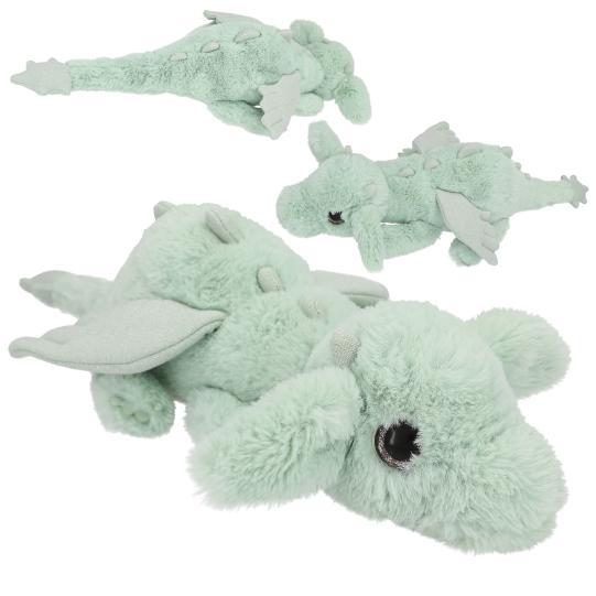 SNUKIS Peluche dragon vert