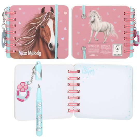 Miss Melody Set de carnets de notes 