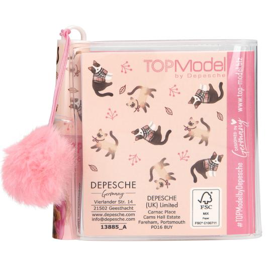 TOPModel Mini bloc-notes avec stylo FUR EVER FRIENDS