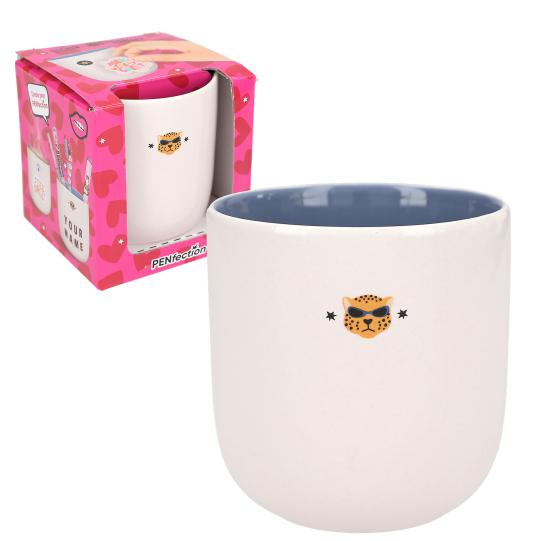 PENfection Gobelet motifs Léopard et il