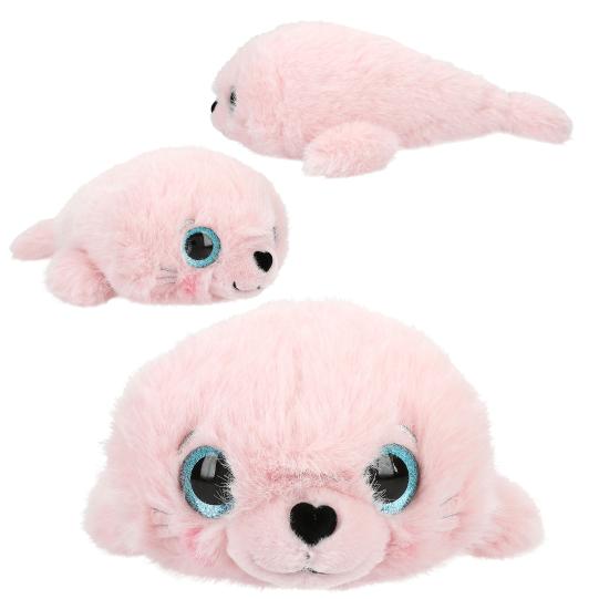 Princesse Mimi Peluche phoque rose ROBBY
