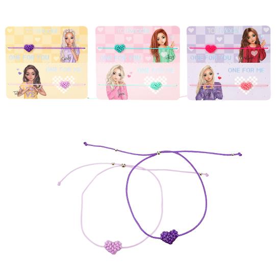 TOPModel Heart Bracelet Set
