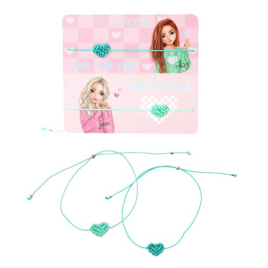 TOPModel Heart Bracelet Set