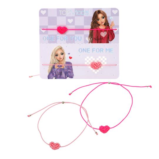TOPModel Heart Bracelet Set