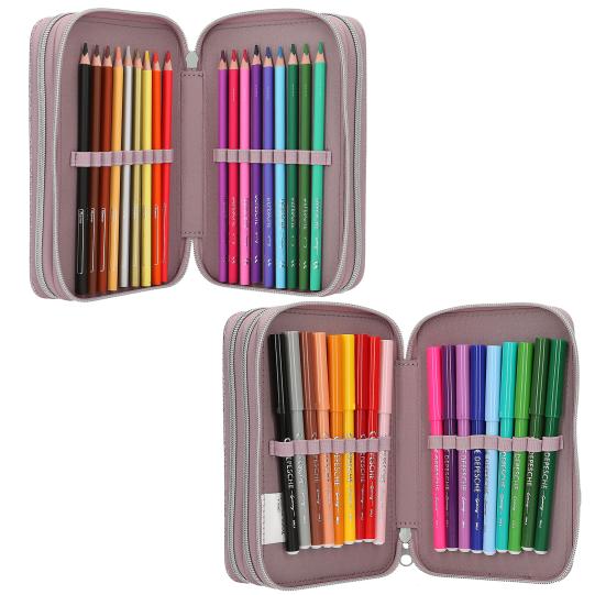 TOPModel 3-vaks etui BLOOMING KITTY