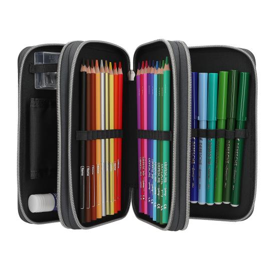 Action World Trousse 3 niveaux avec LED