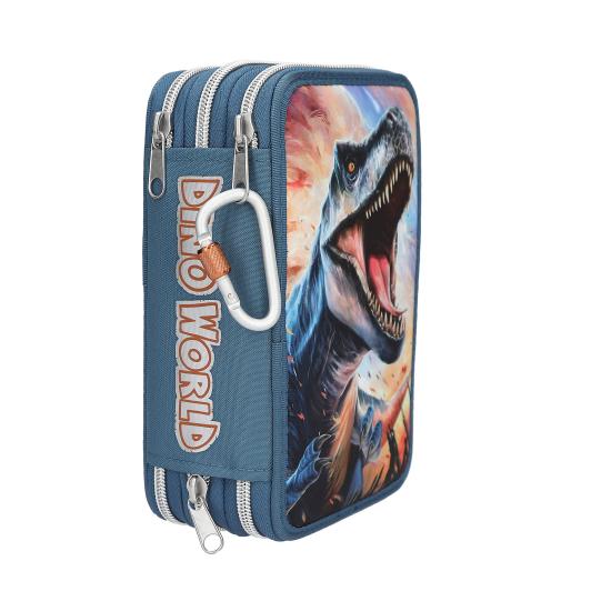 Dino World estuche triple 