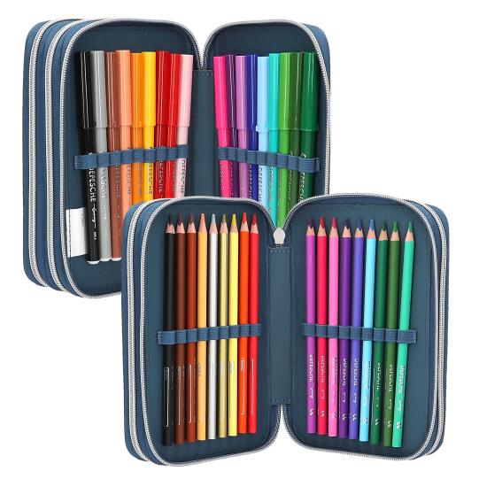 Dino World estuche triple 