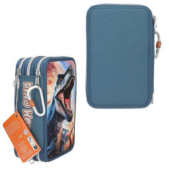 Dino World estuche triple 