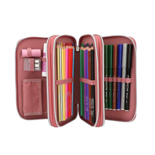 TOPModel Triple Pencil Case DOTS