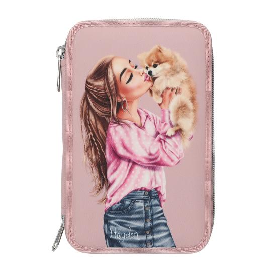 TOPModel Double Pencil Case DOTS