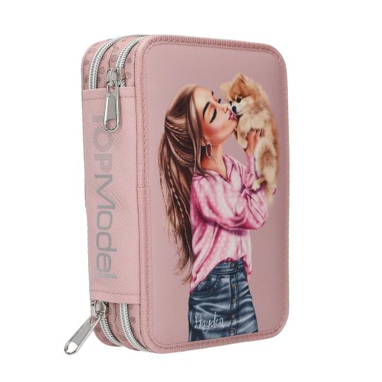 TOPModel Double Pencil Case DOTS