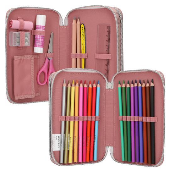 TOPModel Double Pencil Case DOTS