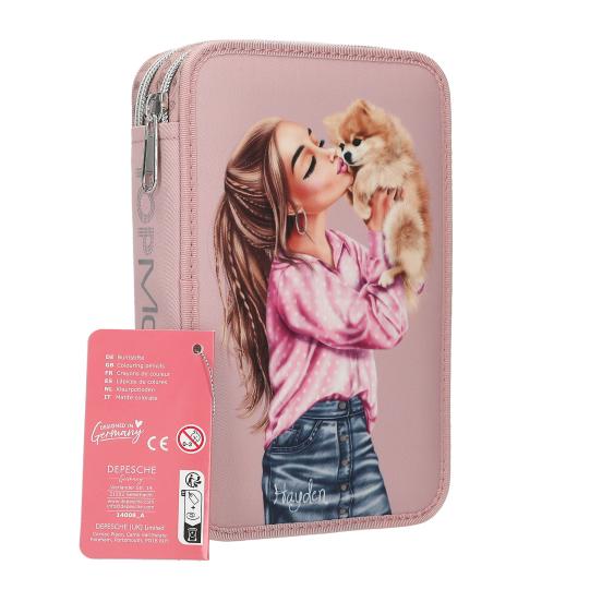 TOPModel Double Pencil Case DOTS