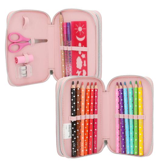 Princess Mimi Double Pencil Case Cat