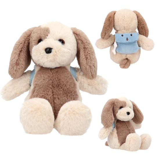 Princess Mimi Plush Dog Milo With Backpack