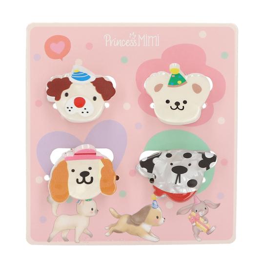 Princess Mimi pinzas para el pelo con estampado