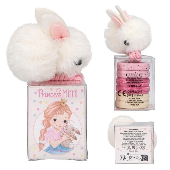 Princess Mimi Haargummi Set mit Häschen Topper