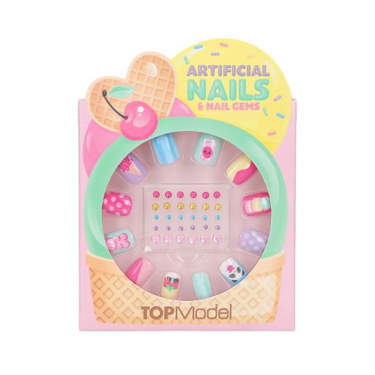 TOPModel set de uñas postizas y piedras CANDY GLAM
