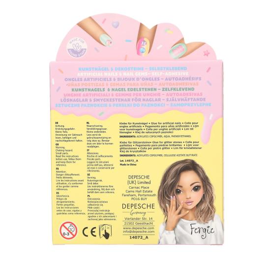 TOPModel set de uñas postizas y piedras CANDY GLAM