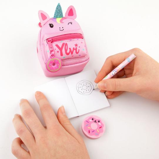 Ylvi Einhorn Rucksack mit Schreibset 