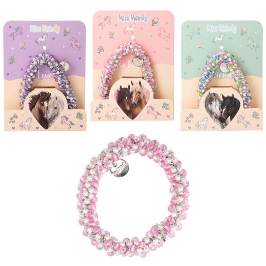 Miss Melody Bracelet cheveux pierres