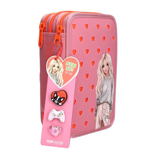 TOPModel 3-vaks etui met pins 2.0