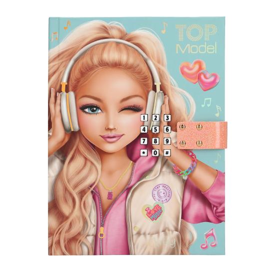 TOPModel Journal intime avec code secret et son MUSIQUE