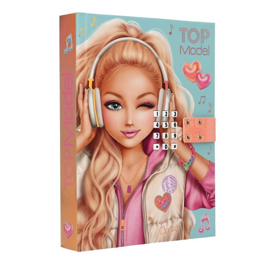 TOPModel Journal intime avec code secret et son MUSIQUE