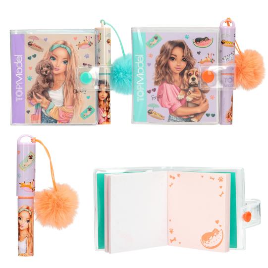 TOPModel mini bloc de notas con bolígrafoSUNNY DOG
