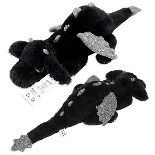 SNUKIS dragón de peluche negro