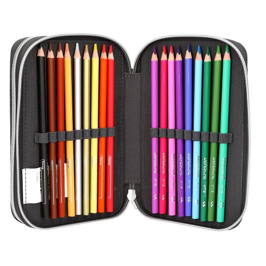 Action Word Double Pencil Case Football