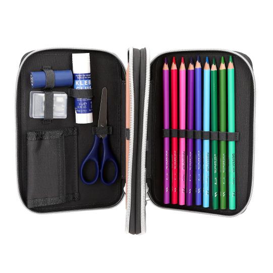 Action Word Double Pencil Case Football