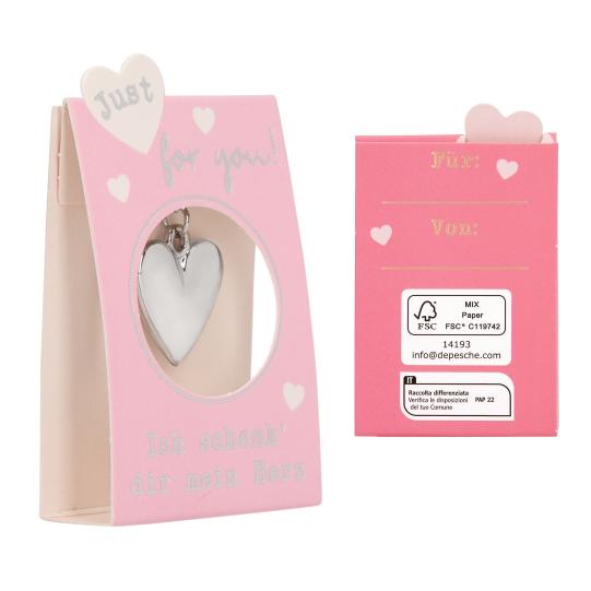 Herzanhänger Just for you