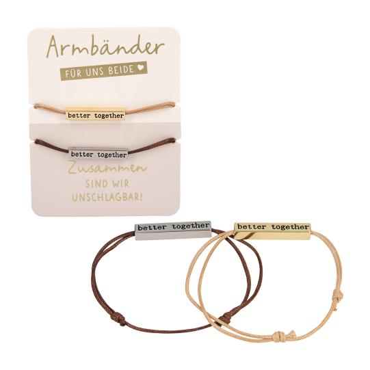 Freundschafts-Armbänder im Display