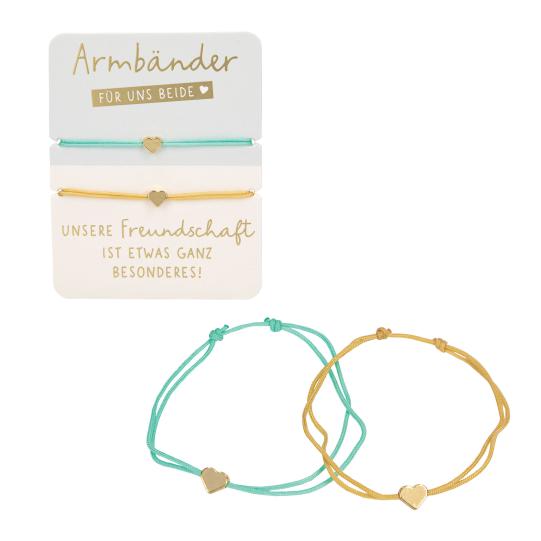 Freundschafts-Armbänder im Display