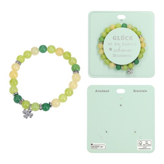 Perlenarmbänder im Display