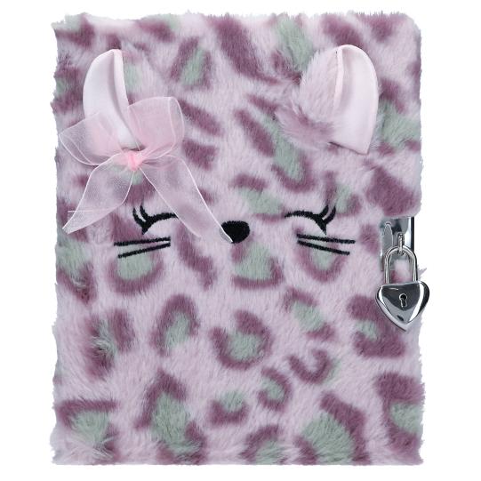 TOPModel COSY CAT Diario con candado lila