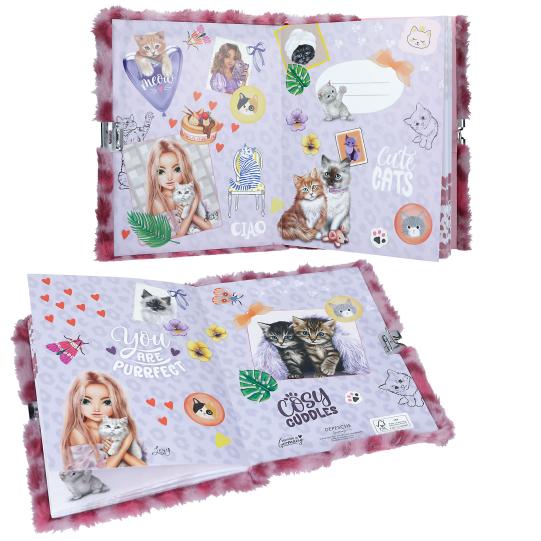 TOPModel Journal intime COSY CAT, rose
