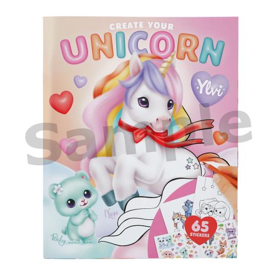 Ylvi Create Your Unicorn Colouring Book