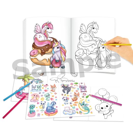 Ylvi Create Your Unicorn Colouring Book